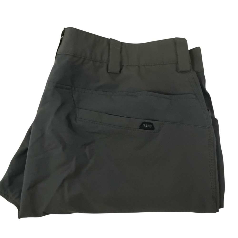 5.11 Tactical Men'S Size 38X32 Slim Fit Bravo Chino‎ Pants Embroidered Logo Gray